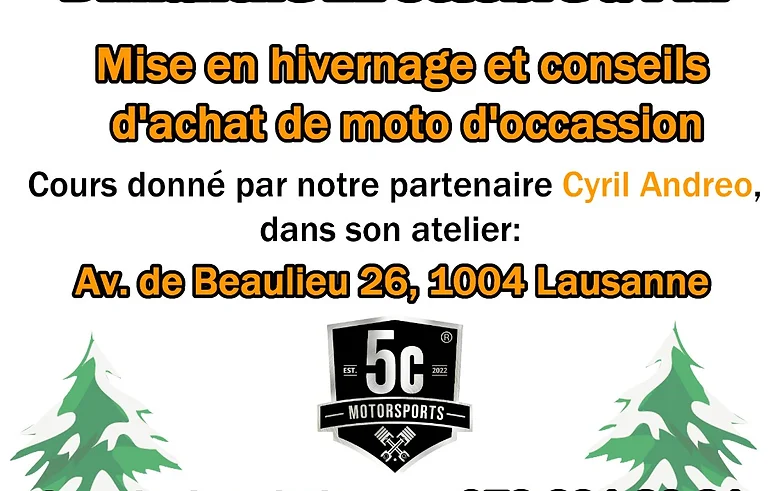 Atelier mécanique Hivernage et moto d’occasion 